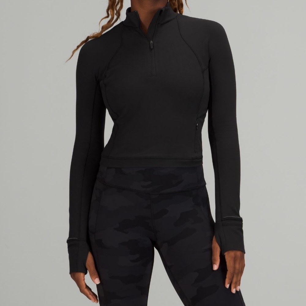LULULEMON ITS RULU CROPPED HALF ZIP